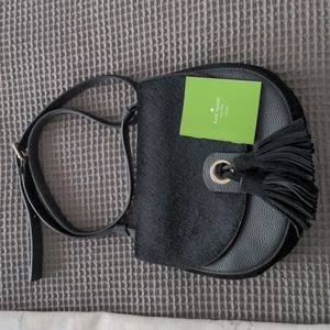 Kate Spade Suede Mohair Crossbody Bag